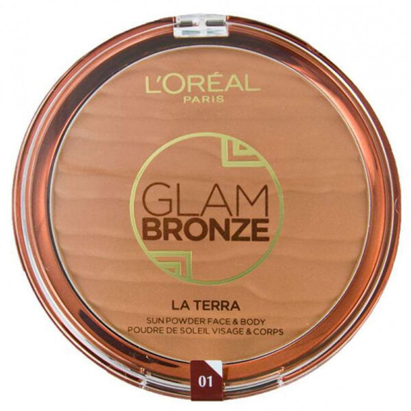 L'oréal paris - fond de teint poudre glam bronze la terra - 01 portofino - leggero