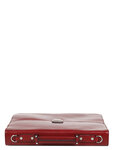 Cartable serviette Katana hype en cuir - 38 cm - 1 soufflet - 63039 - Rouge
