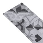 vidaXL Planches de plancher PVC 5 02 m² 2 mm Autoadhésif Motif de gris