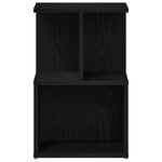 Tables de chevet vidaXL 2 Pièces Chêne noir 35x35x55 cm Bois manufacturé
