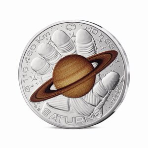 L'Odyssée Spatiale avec Thomas Pesquet - Monnaie de 10€ Argent - Saturne