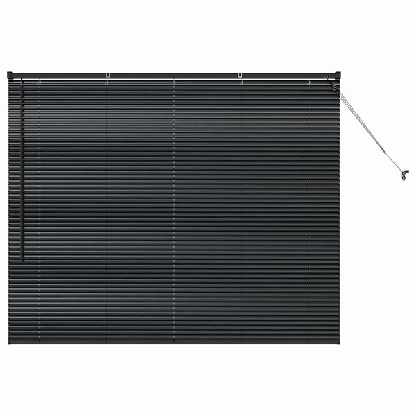 vidaXL Stores vénitiens Noir 130 x 155 cm Aluminium