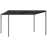 vidaXL Belvédère avec toit Anthracite 4x3x2 5 m Aluminium et acier