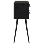 vidaXL Table console avec tiroirs 116x30x76 cm teck massif récupéré