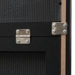 Miroir sur pied psyché inclinable 150 x 35 cm chambre salle de bain noir 03_0007974