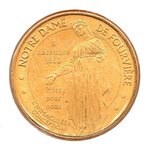 Mini médaille monnaie de paris 2009 - notre dame de fourvière (l’immaculée conception)