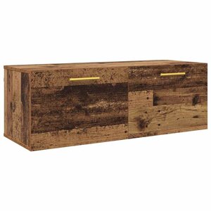 vidaXL Meuble mural Bois ancien 100 x 36.5 x 35 cm Bois d'ingénierie