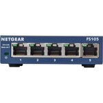 NETGEAR Switch Ethernet FS105 5 Ports Gigabit, bureau et protection a vie ProSAFE