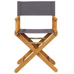 vidaXL Chaises pliables de jardin lot de 6 gris foncé tissu