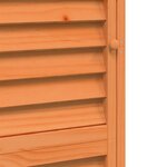 vidaXL Abri de jardin Marron 59 x 56 x 176 cm Bois de Sapin Massif