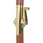 vidaXL Parasol d'extérieur avec mât en bois 300 cm anthracite