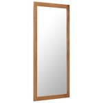 vidaXL Miroir 50x140 cm Bois de chêne massif