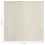 vidaXL Dalles de plancher autoadhésives 20 Pièces PVC 1 86 m² beige