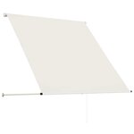 vidaXL Auvent rétractable 100x150 cm Crème