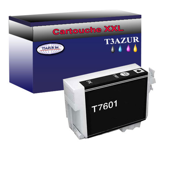 Cartouche Compatible pour Epson T7601 Noire - T3AZUR