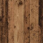 vidaXL Étagères murales 2 Pièces vieux bois 100x15x20cm bois d'ingénierie