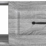 vidaXL Table basse Sonoma gris 90 x 50 x 37 cm Bois d'ingénierie