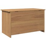 vidaXL Coffre de rangement avec couvercle Panama bois massif de pin