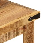 vidaXL Table console 100x30x75 cm bois de manguier solide