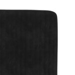 vidaXL Chaises à manger lot de 4 Noir Velours