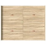 vidaXL Cadre de lit avec rangement Chêne sonoma 135 x 190 cm