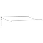 vidaXL Auvent rétractable électrique Sable 100  Polyester et Aluminium