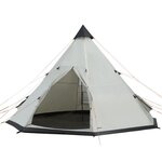 TENTE TIPI FAMILIALE 5 PERSONNES TRIGANO CHEROKEE 500 - 1 grande chambre - imperméabilité 3000mm