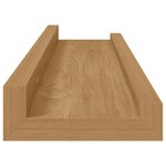 vidaXL Étagère Murale 4 Pièces Marron 40 x 9 x 3 cm Bois d'ingénierie