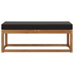 vidaXL Banc de jardin Bois d'Acacia Massif Naturel