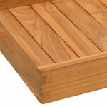 vidaXL Plateau de service 60x35 cm Bois de teck massif