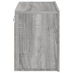 vidaXL Meuble TV mural sonoma gris 60x30x41 cm