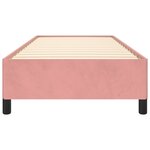 vidaXL Cadre de lit sans matelas rose 100x200 cm velours