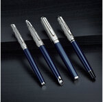 Waterman expert l'essence du bleu stylo roller  bleu  recharge noire pointe fine  coffret cadeau