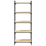 vidaXL Bibliothèque à 5 niveaux chêne sonoma 60x30x154 cm