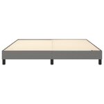 vidaXL Cadre de lit sans matelas gris foncé 180x200 cm tissu