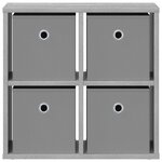vidaXL Buffet Gris Sonoma 49 5 x 22 x 47 cm