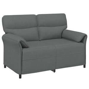 vidaXL Canapé 100 polyester cadre en métal MDF Contreplaqué