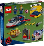 LEGO Marvel - Set de Construction Captain America contre Thanos (76319) pour Enfants