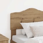 vidaXL Tête de lit Chêne artisanal 90 cm Bois d'ingénierie