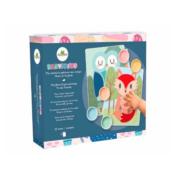 Babyssimo - Ma premie re peinture aux doigts  Amis de la fore t