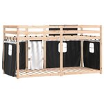 vidaXL Lit superposé sans matelas 90x190 cm bois de pin massif