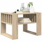 vidaXL Table basse Chêne Sonoma 66 x 49 5 x 45 cm Bois d'ingénierie