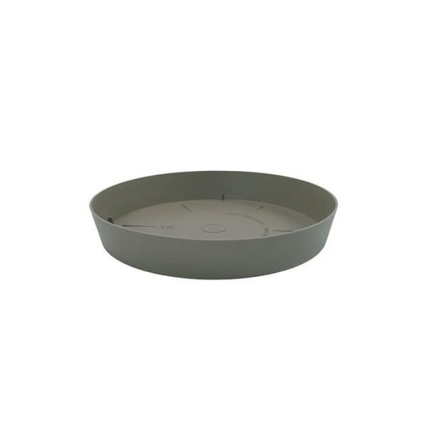 PLASTIKEN Plateau pour Pot a fleurs 20 Cm Collection TES- Taupe