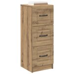 vidaXL Armoire à tiroirs Chêne artisanal 33 x 34 5 x 87 cm