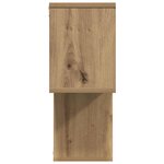 vidaXL Étagère Murale avec étagère chêne artisanal 100 x 20 x 53 cm
