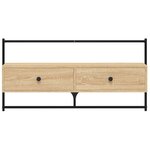 vidaXL Meuble TV mural chêne sonoma 100 5x30x51 cm bois d'ingénierie