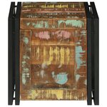vidaXL Boîte de Rangement 40 x 40 x 40 cm Bois d'acacia massif