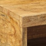 VidaXL Meuble TV mural 60x30x19 cm bois massif de manguier brut