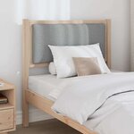 vidaXL Tête de lit Autre Marron 75 cm Bois massif en pin