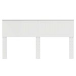 vidaXL Tête de lit Blanc Brillant 160 cm Bois d'ingénierie